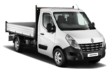Car Hire Pontypool - White 3.5 Tonne Folkestone Tipper Transit - Van hire Pontypool